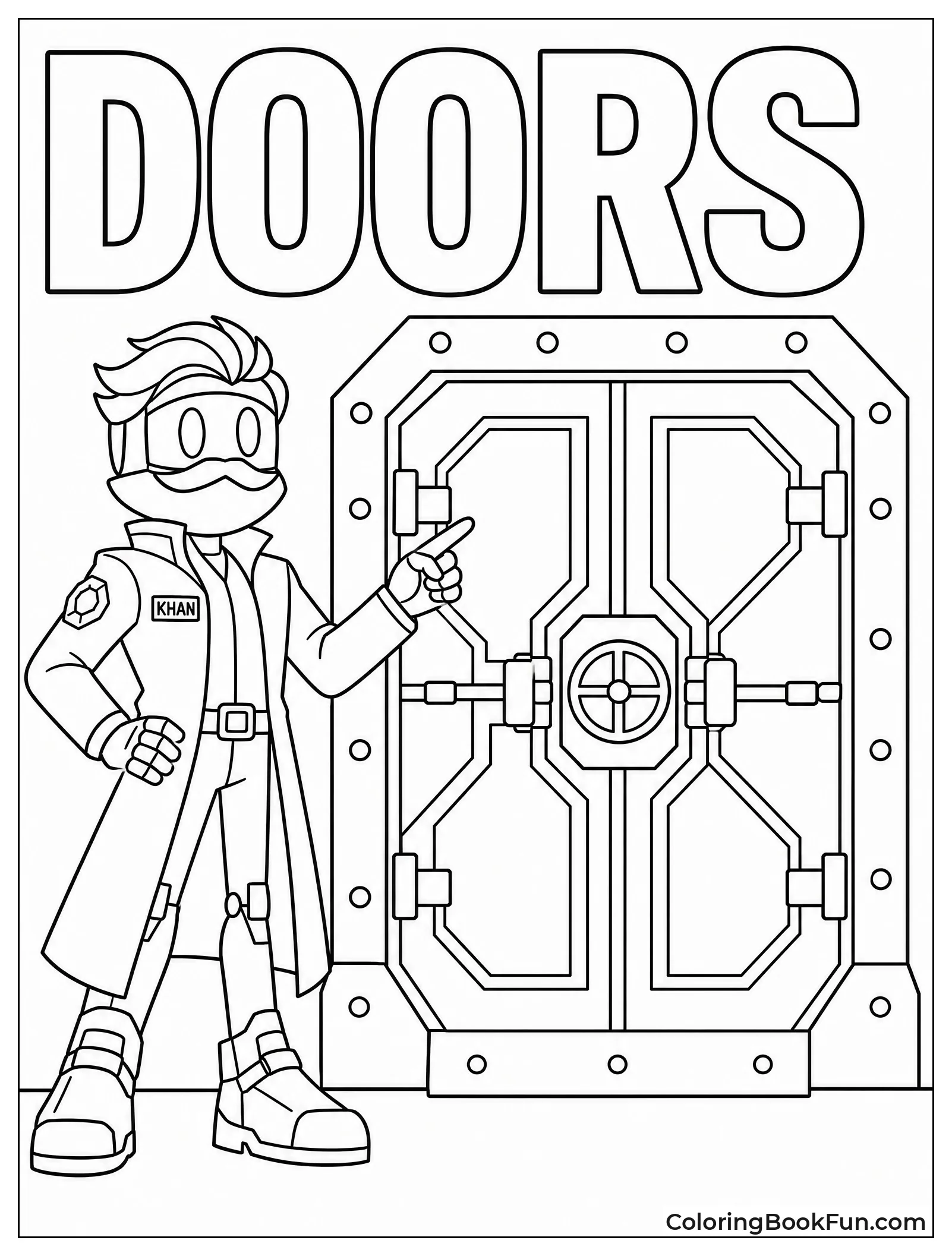 Khan Stands by Big Door