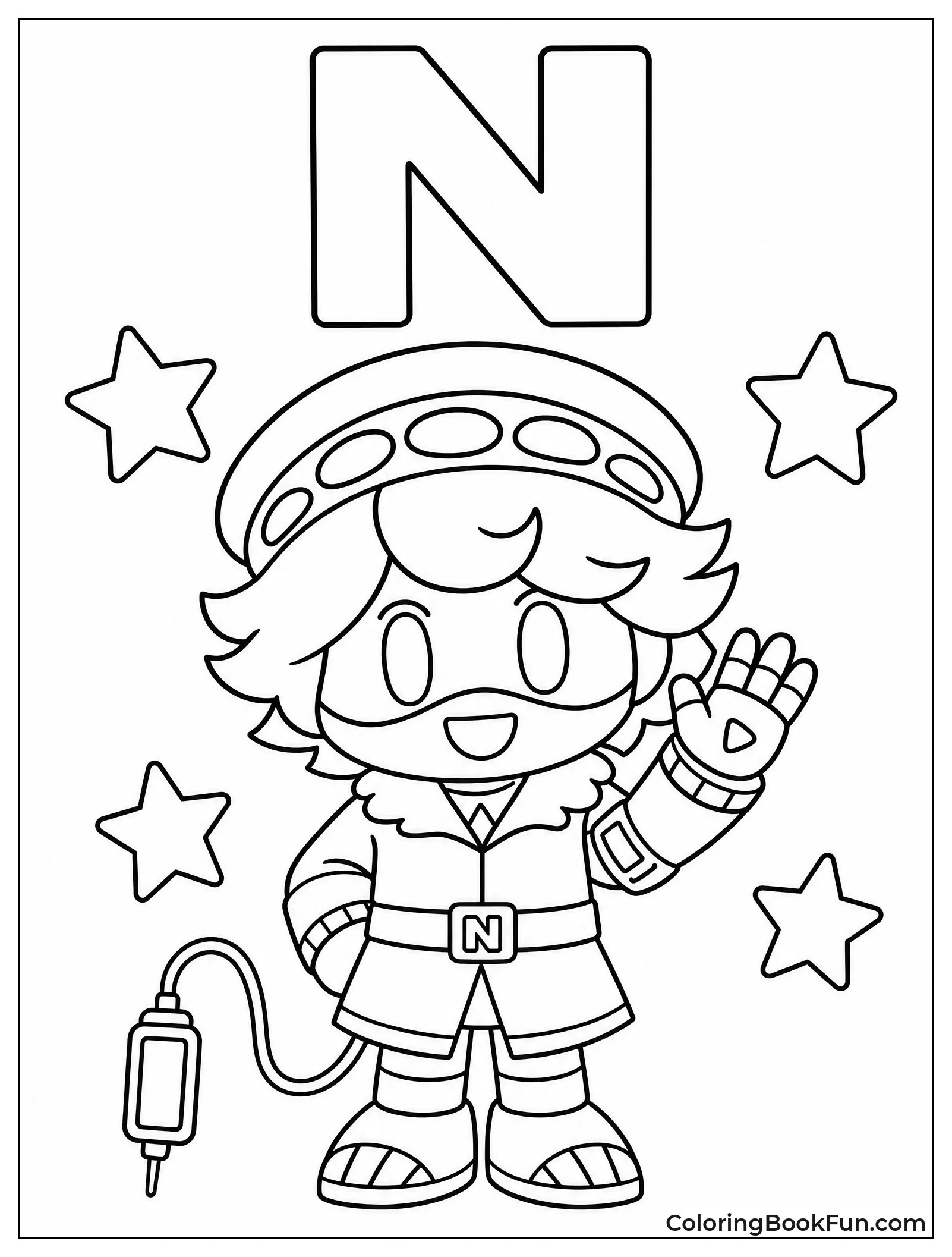 Simple Cute Chibi N Drawing