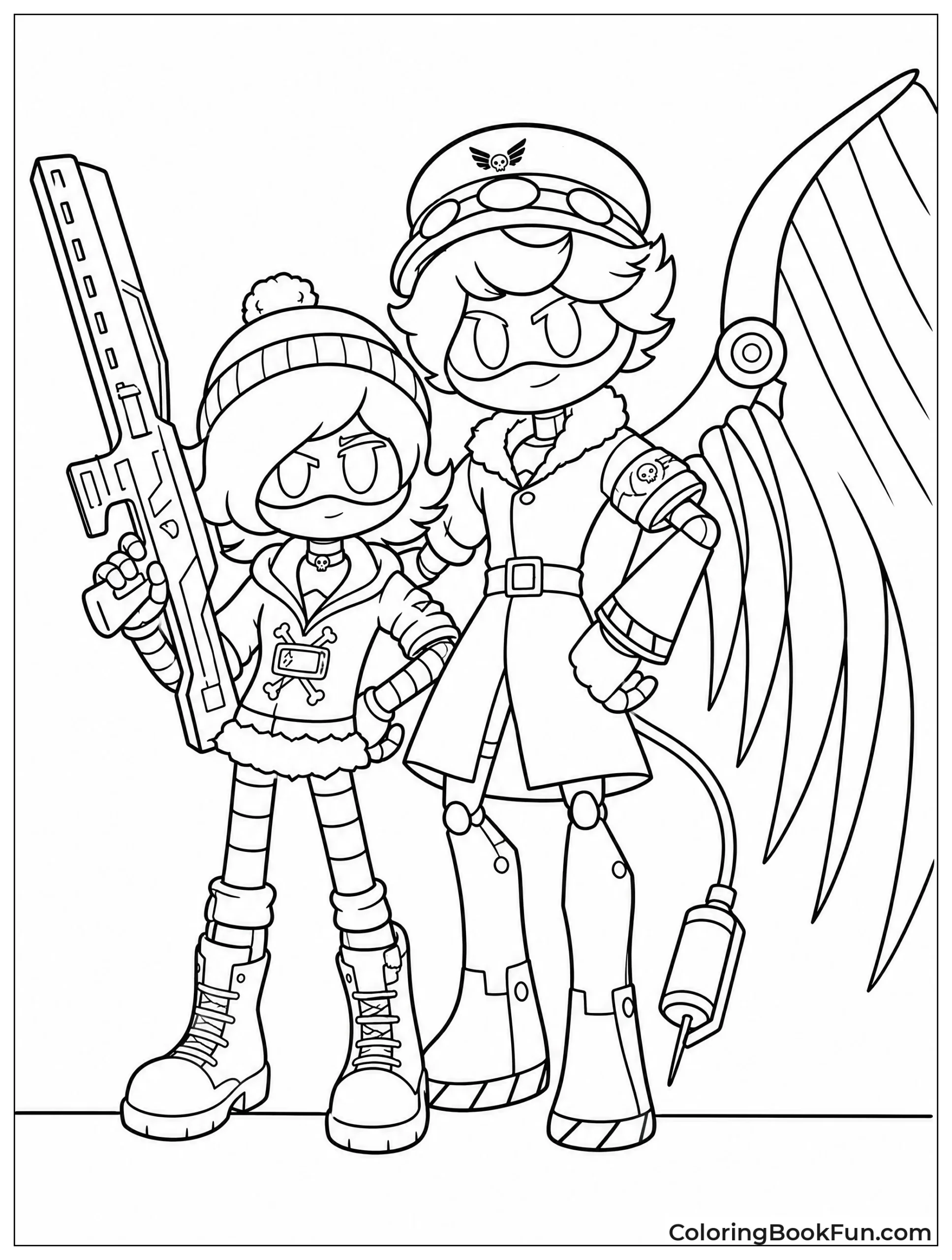 Uzi and N Pose as Team