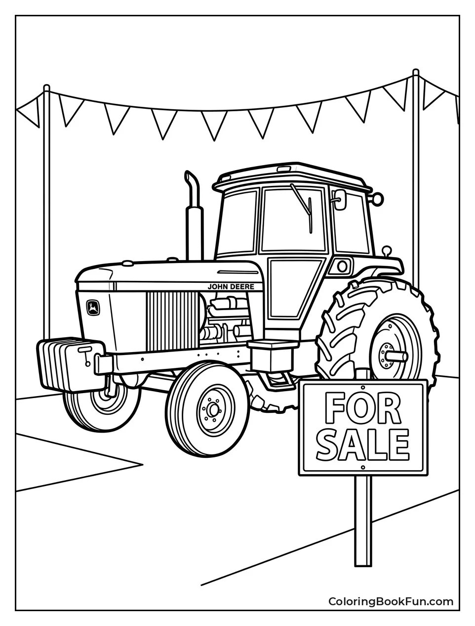 Shiny New Tractor at Dealer