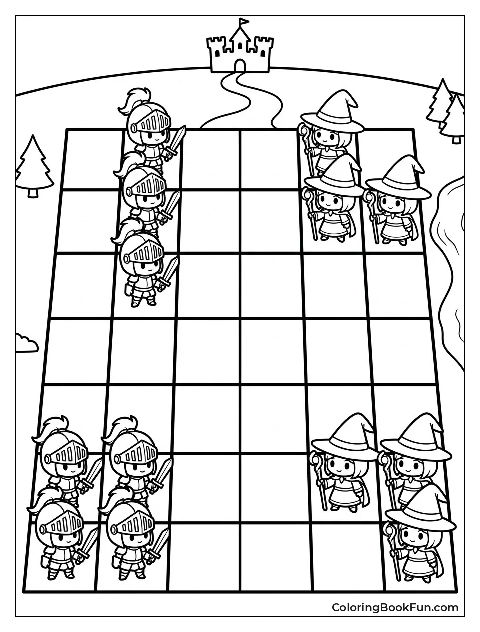 Knights on Strategy Map