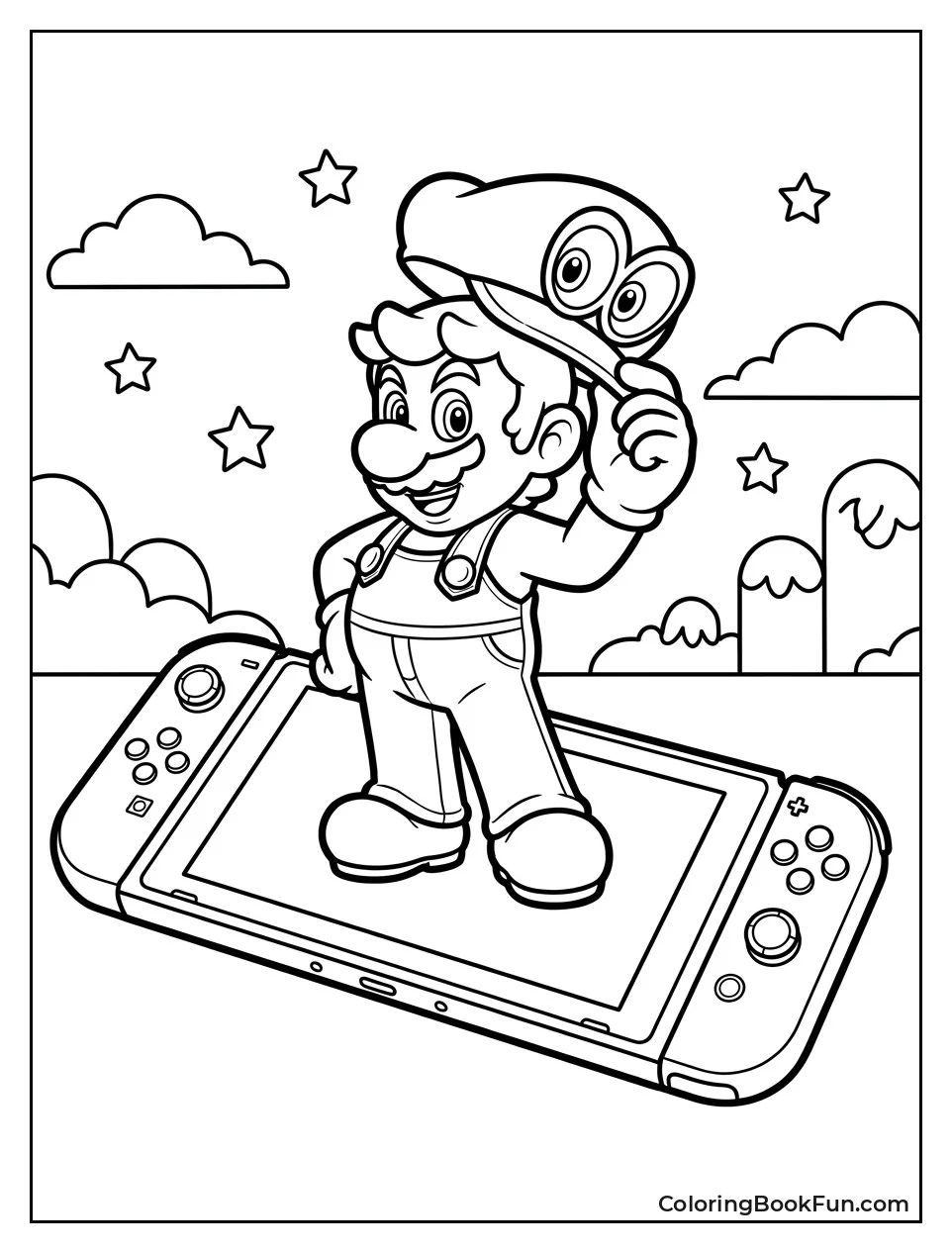 Mario Tipping His Hat Cappy