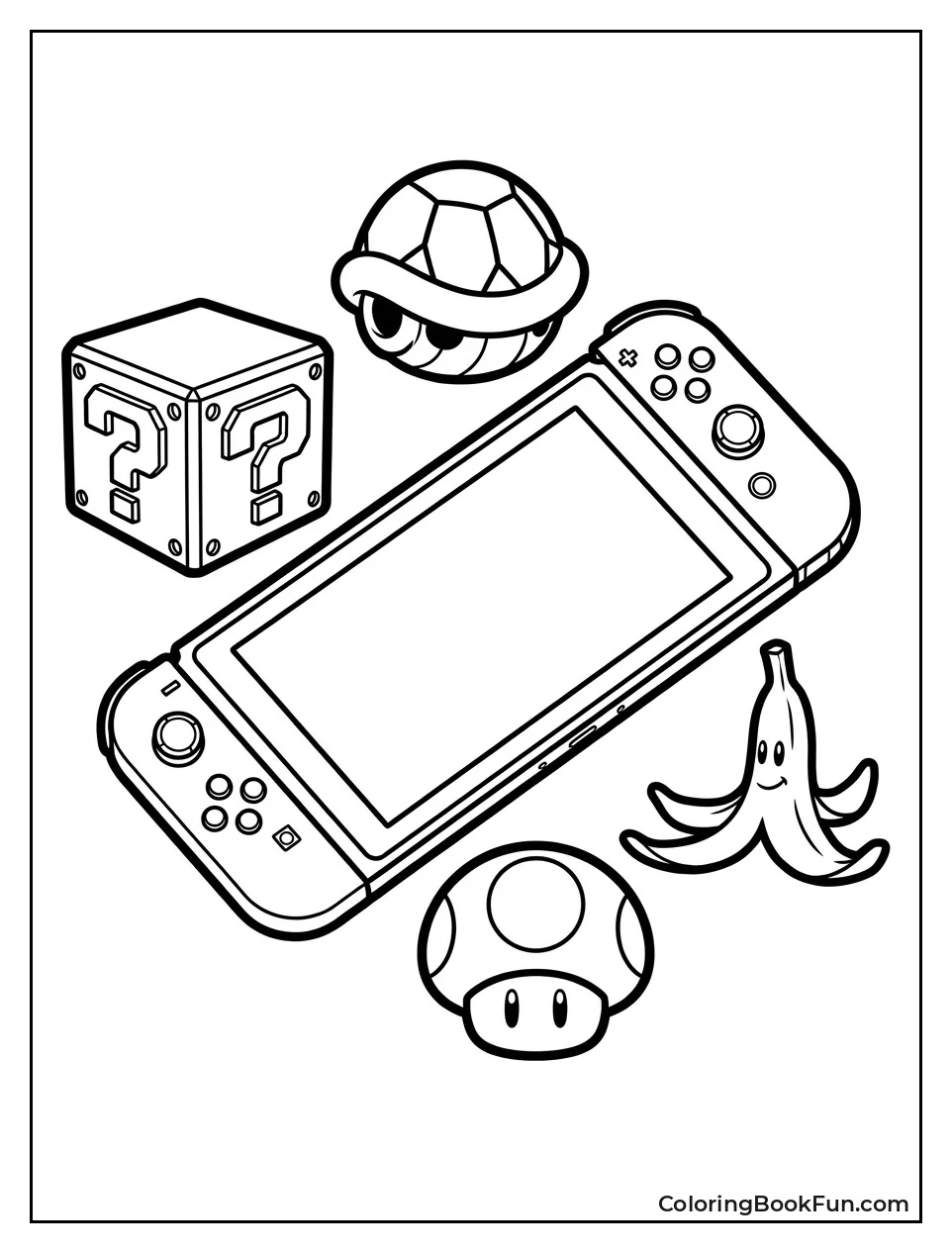 Item Box with Mario Kart Items