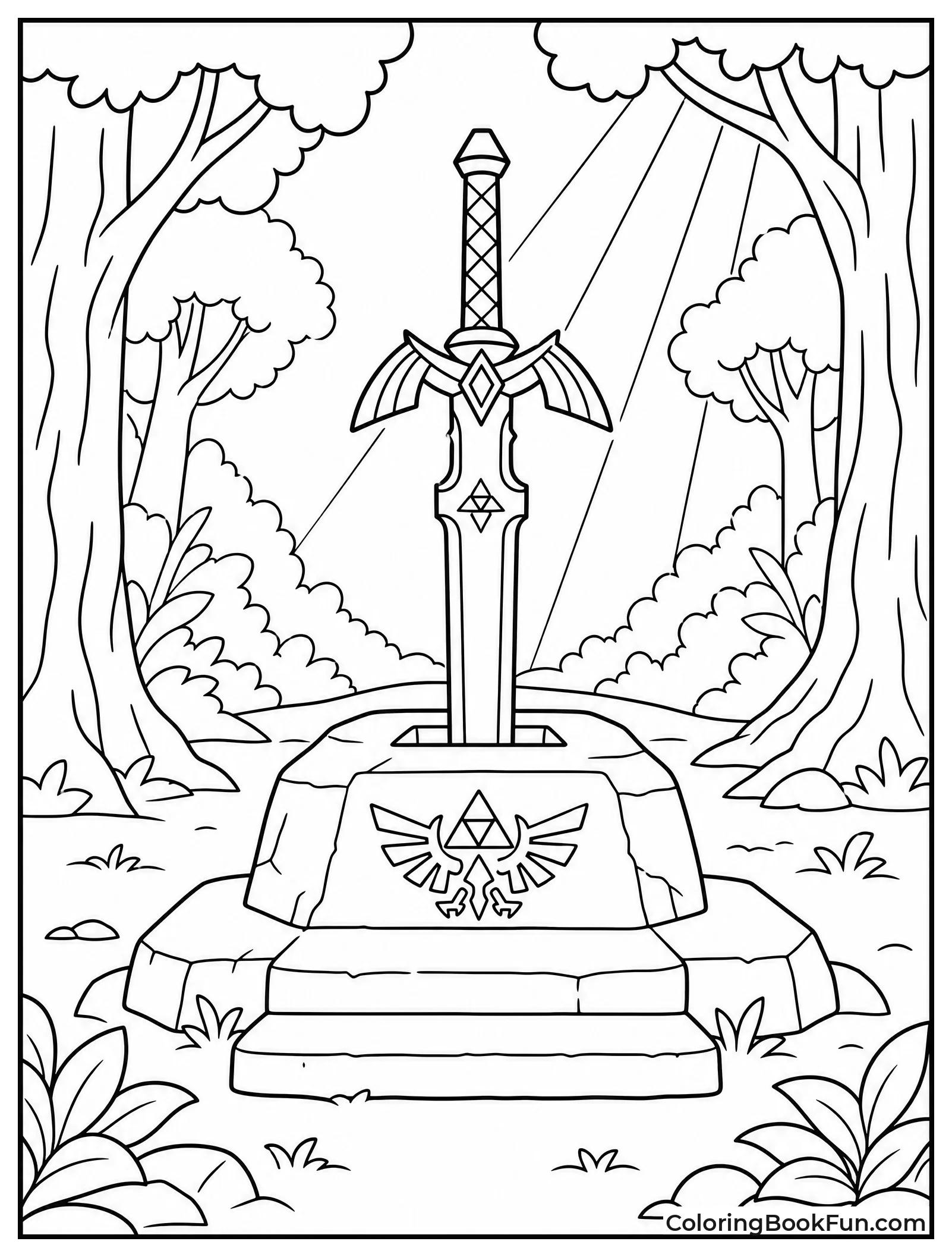 Master Sword in Pedestal
