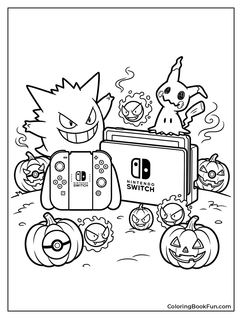 Ghost Pokemon at Halloween Party