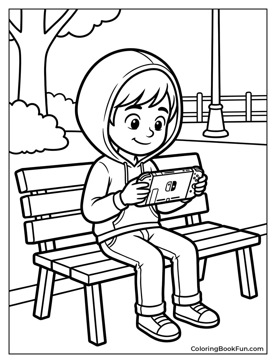 Child Playing Switch on Bus