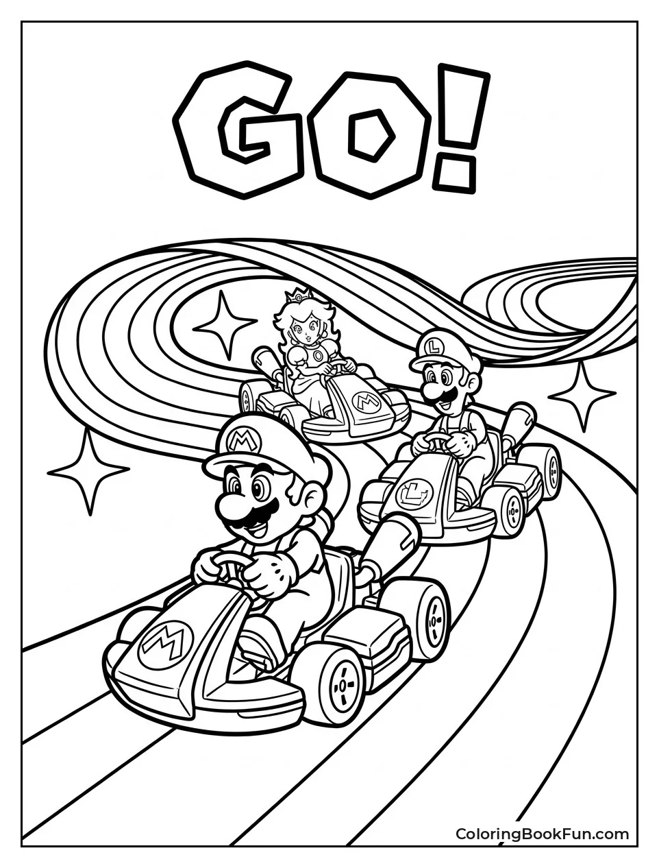Racing on Rainbow Road