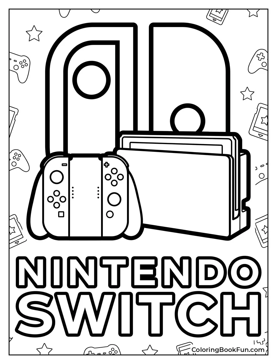 Nintendo Switch Logo Outline