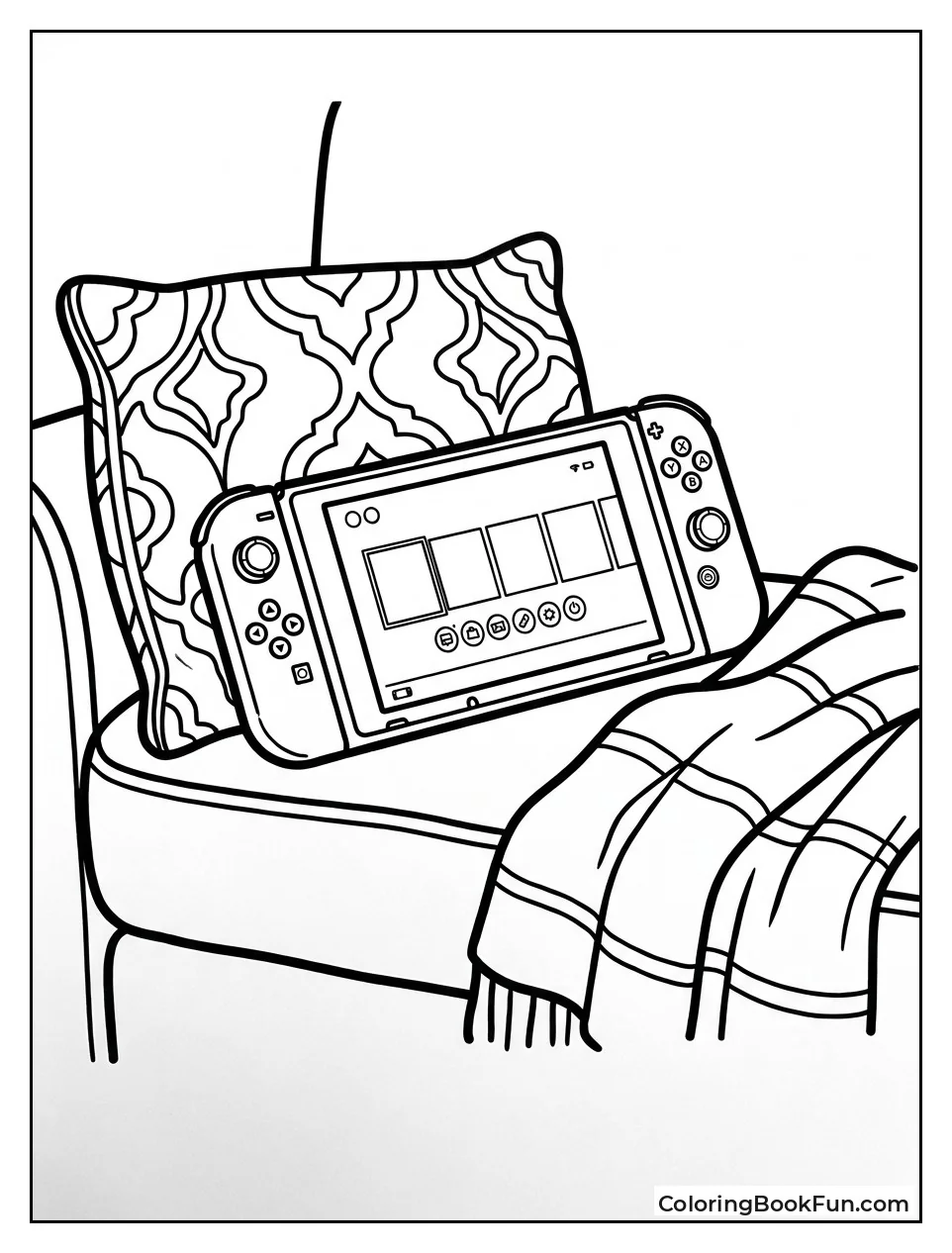 Switch Resting on Couch