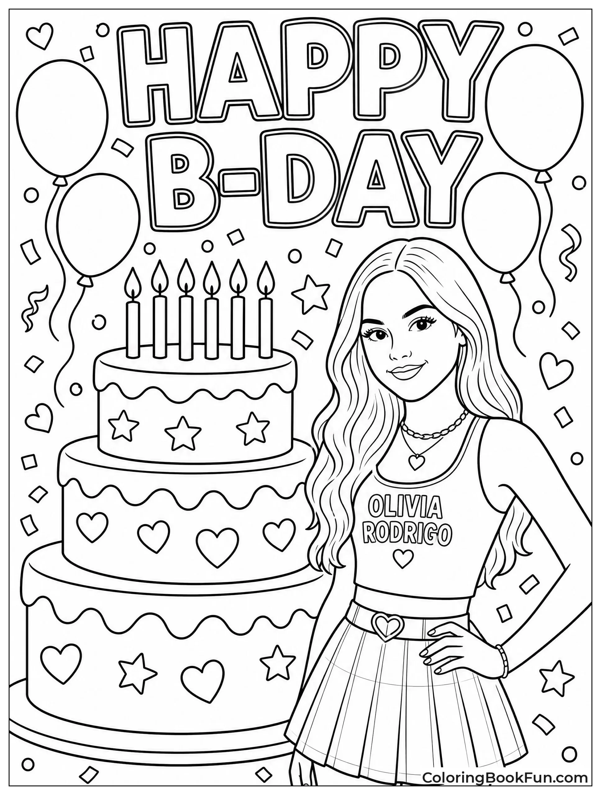 Olivia Celebrates with Giant Birthday Cake