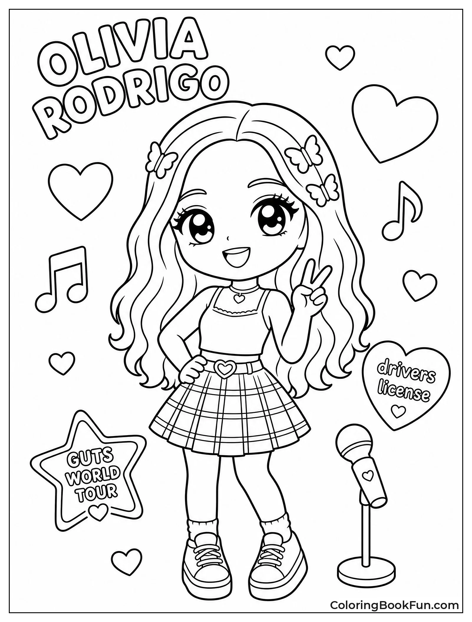 Cute Chibi Olivia with Big Eyes