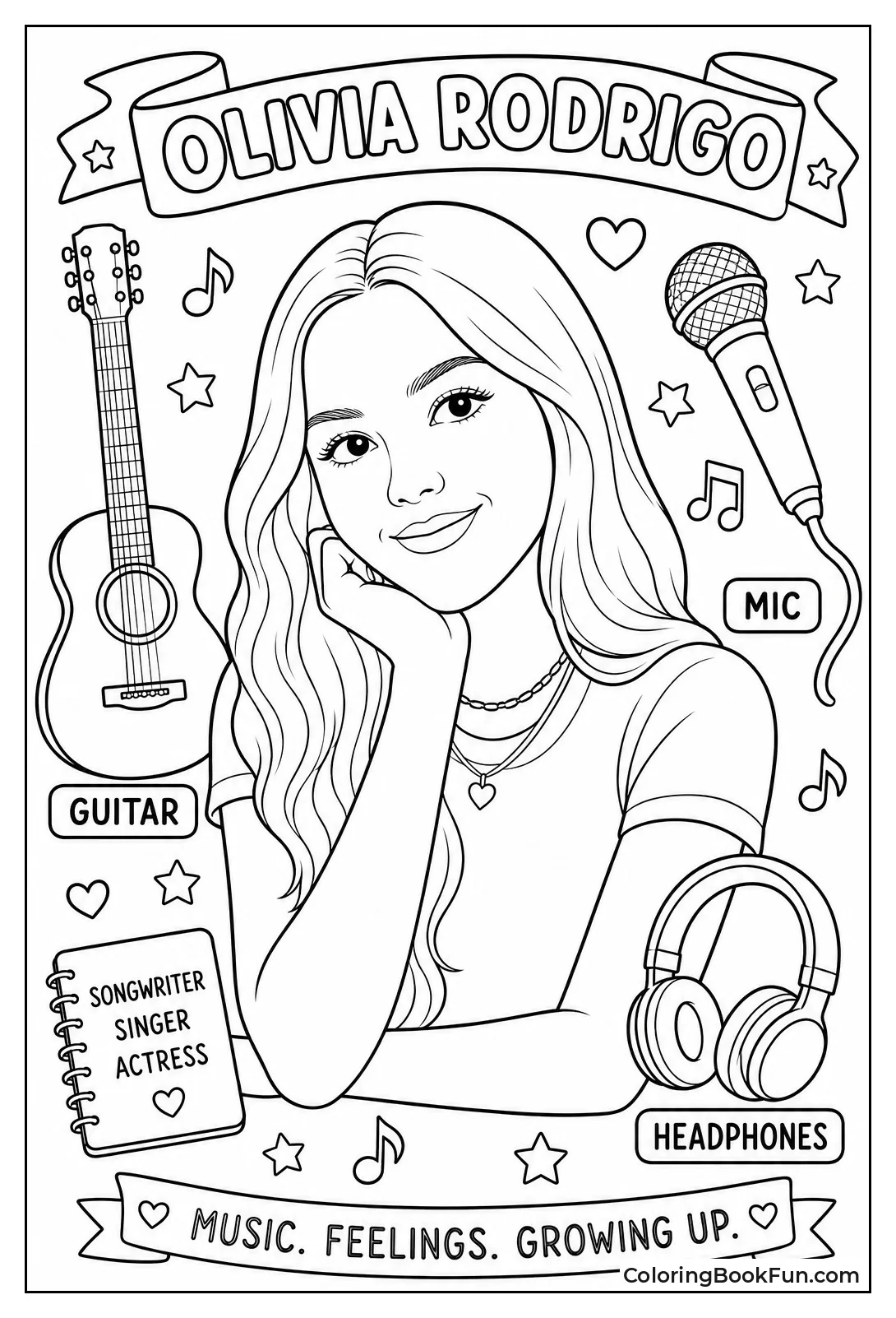 Olivia with Labeled Music Gear
