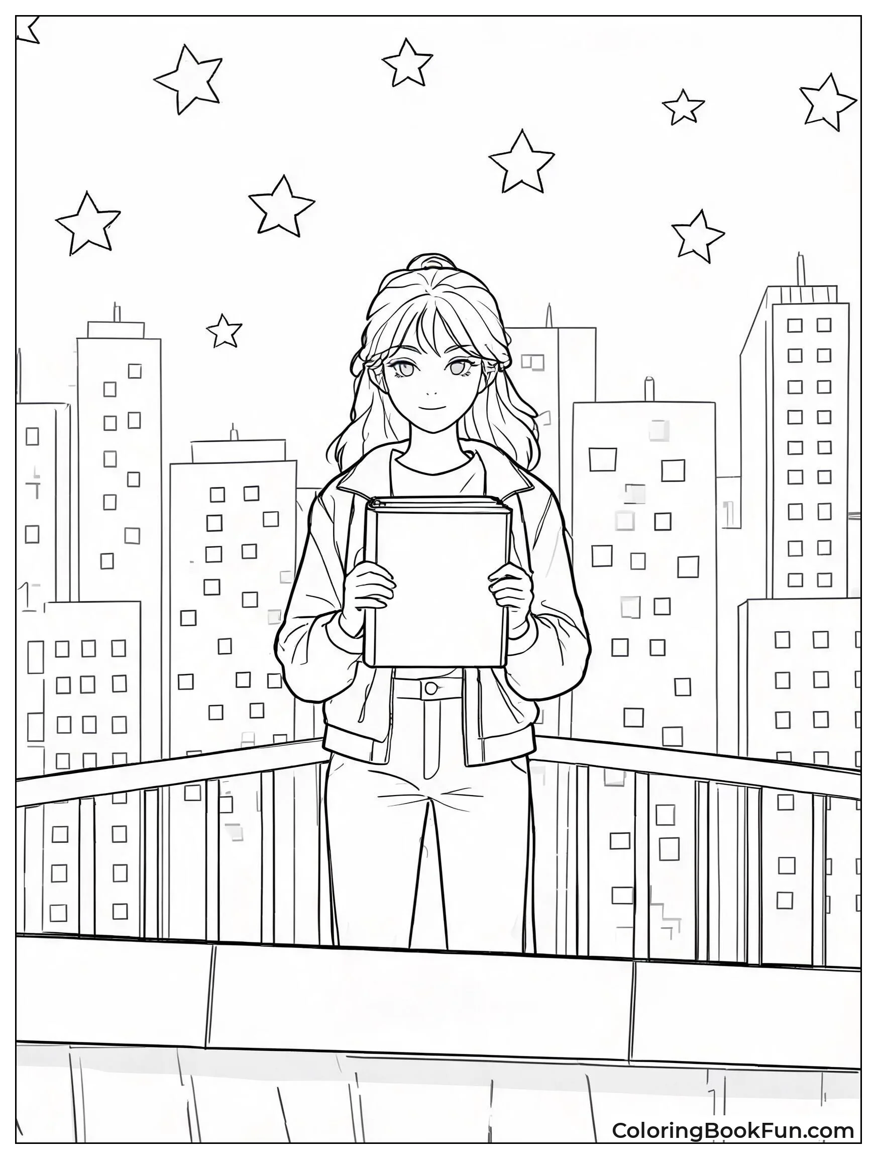 Olivia Writes on City Rooftop