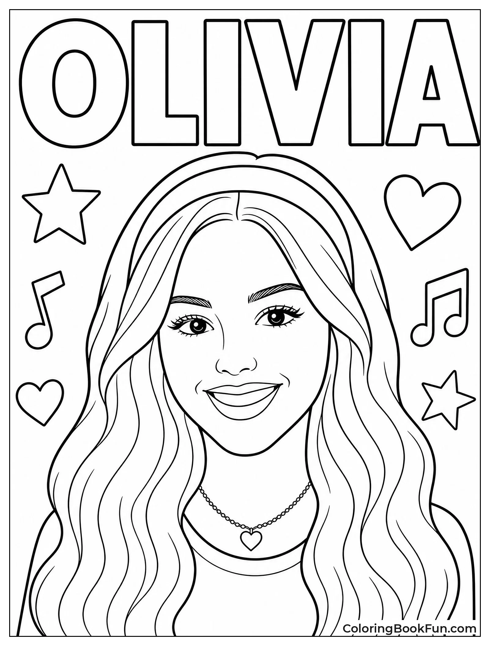 Simple Portrait of Smiling Olivia