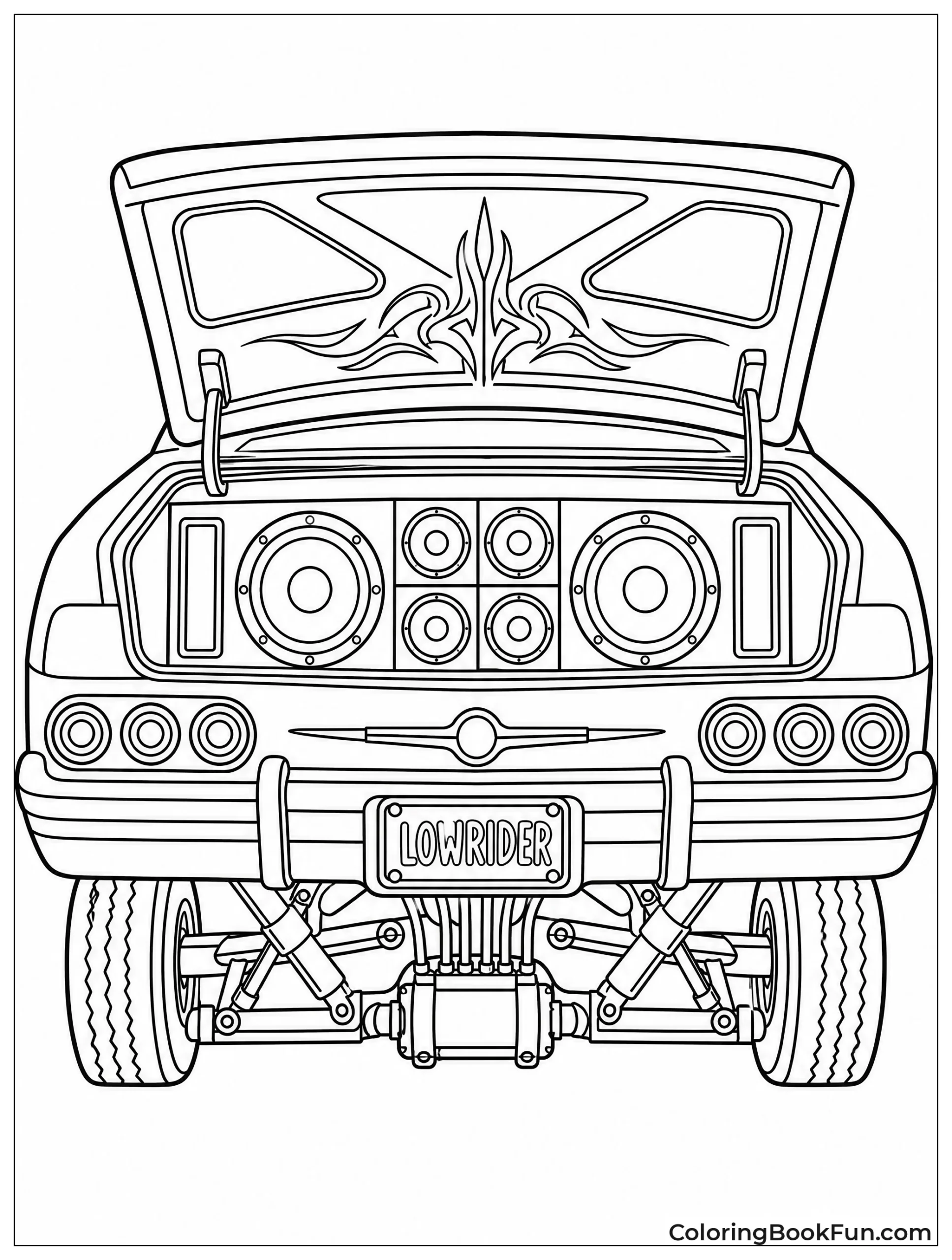 Trunk Opens to Big Speakers