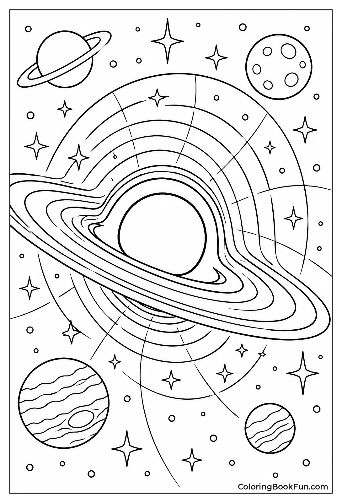 Swirling Black Hole in Space