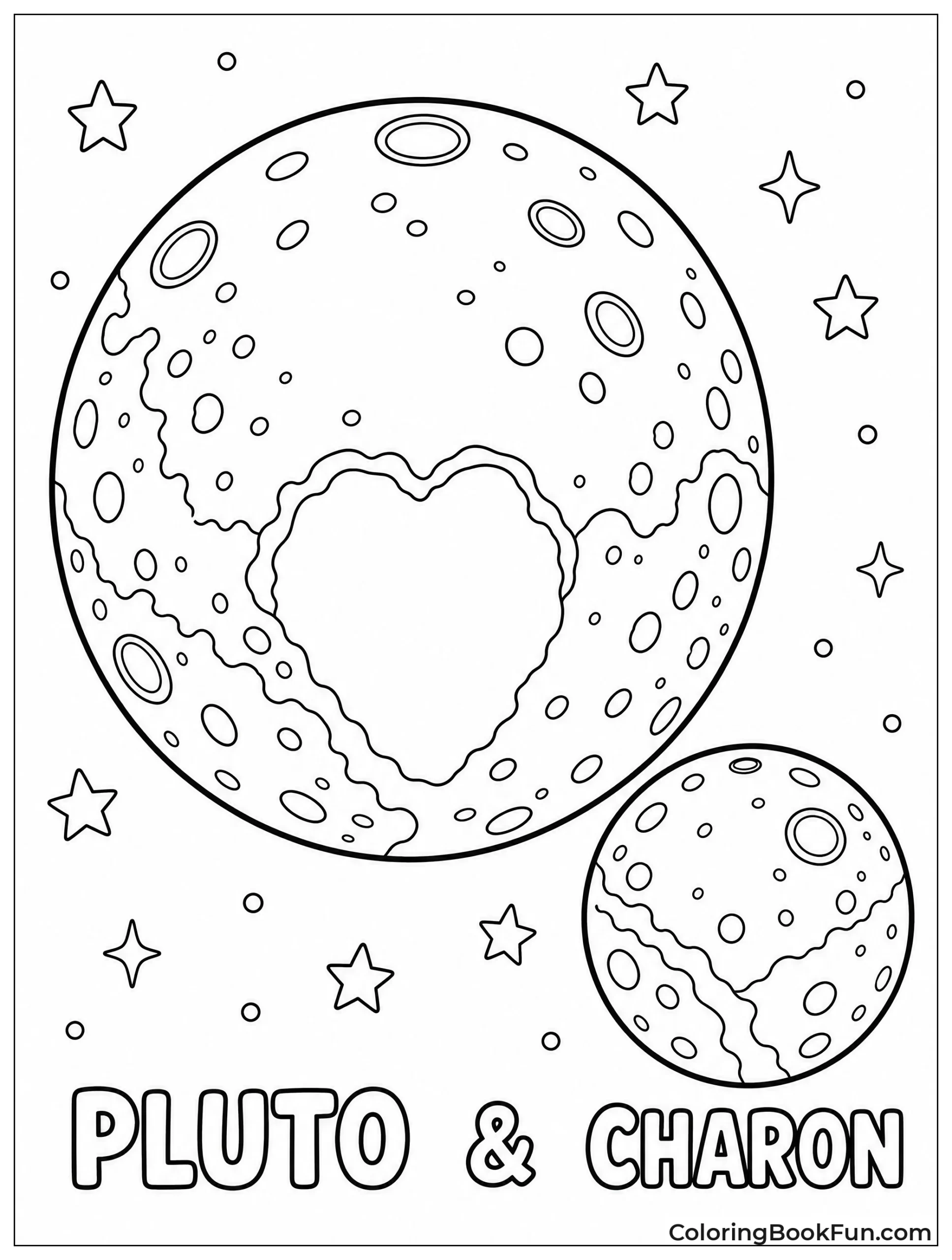 Pluto and Its Moon Charon