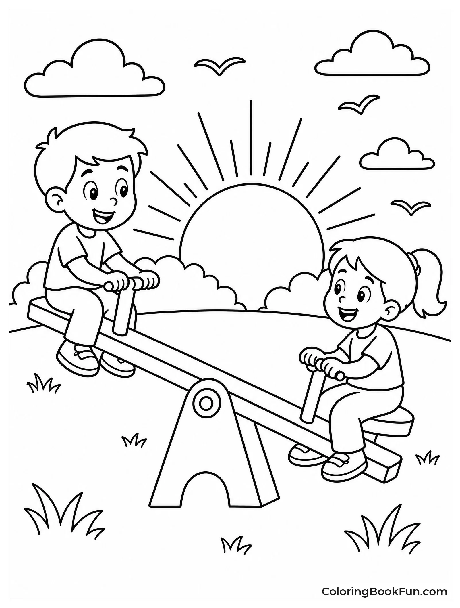 Seesaw at Sunset