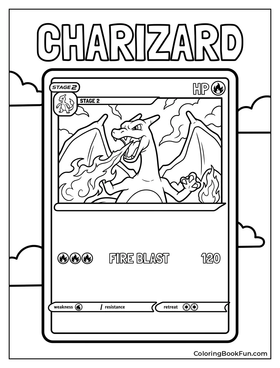 Charizard Breathing Huge Fire Blast