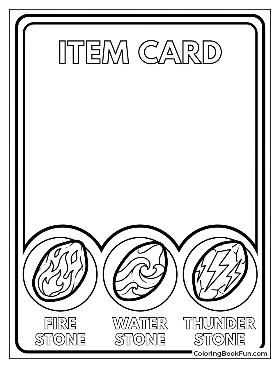 Evolution Stones Arranged on Card
