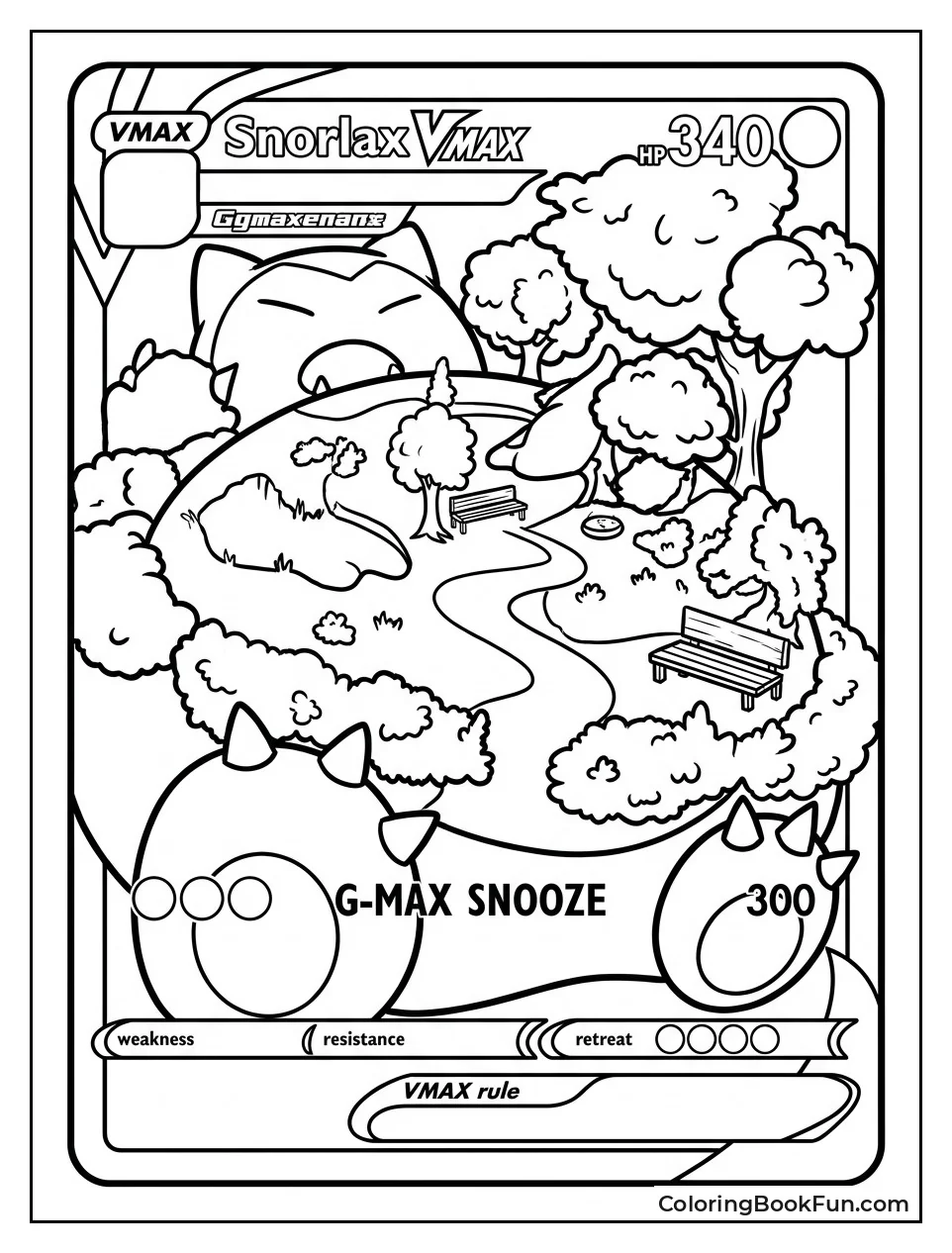 Gigantamax Snorlax with Park
