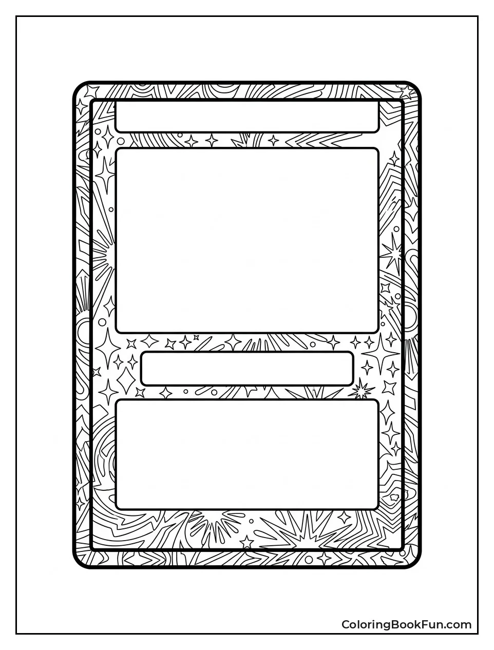 Intricate Holo Foil Card Border