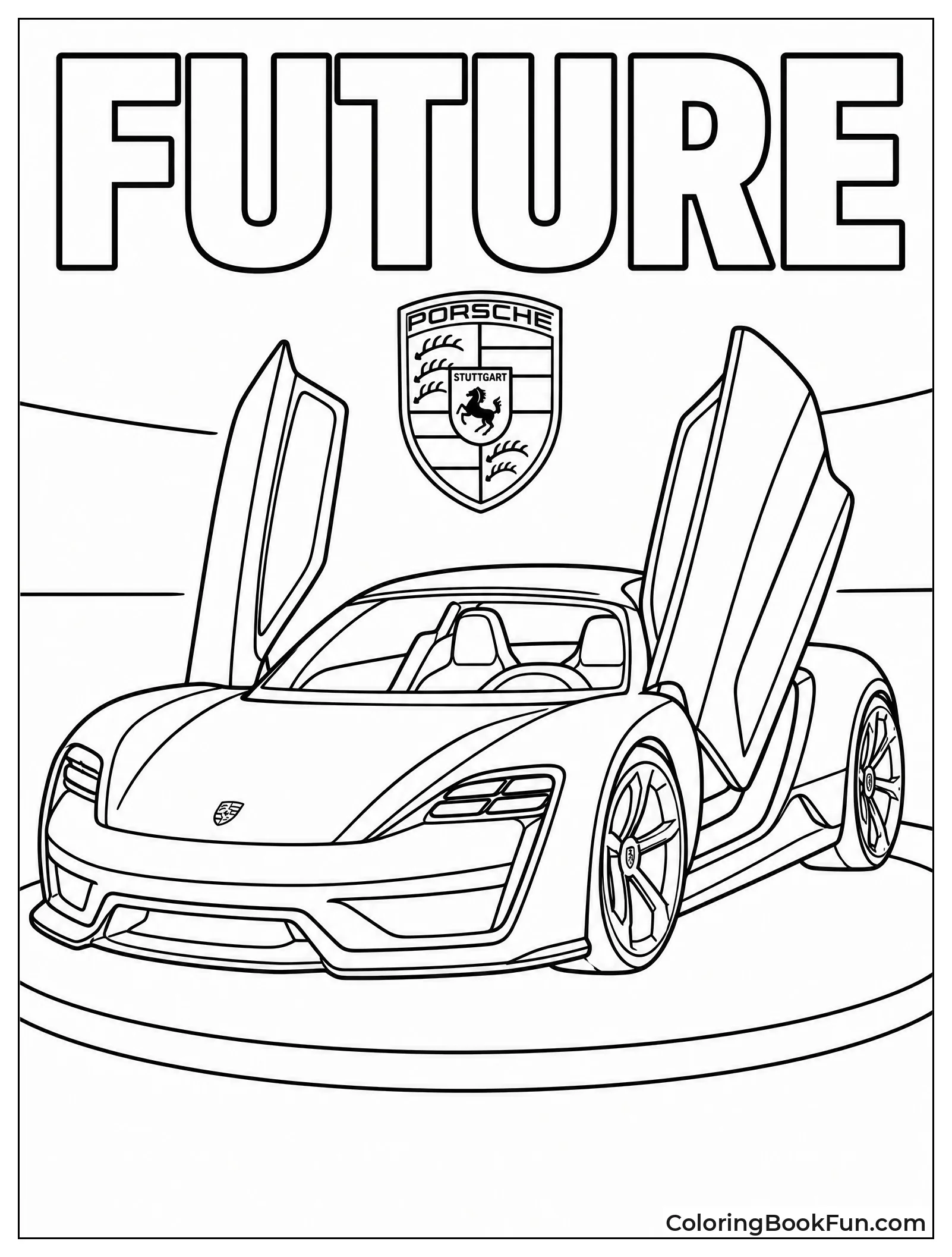 Futuristic Concept Car Opens Doors
