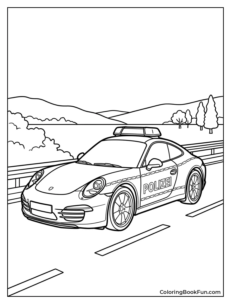 Police Porsche Patrols The Autobahn
