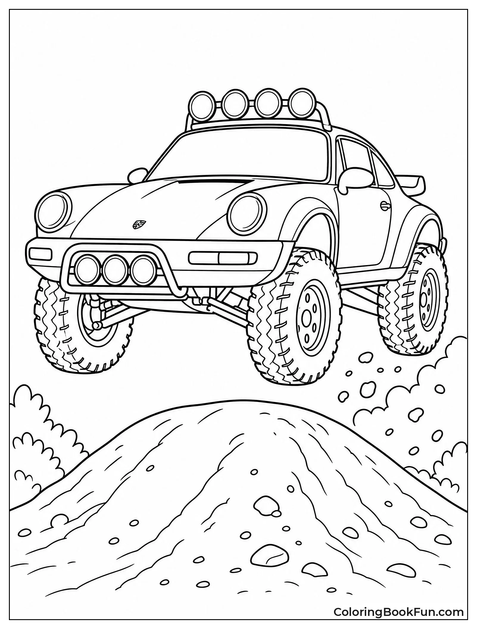 Safari 911 Jumps Over Dirt