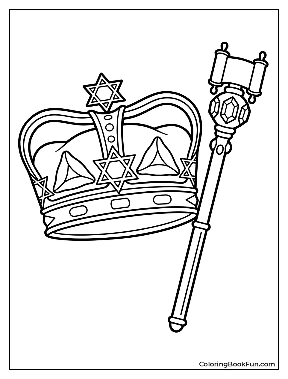 Royal Crown and Scepter Shine