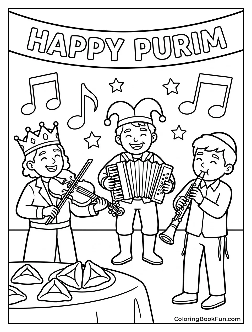 Band Plays Music at Party