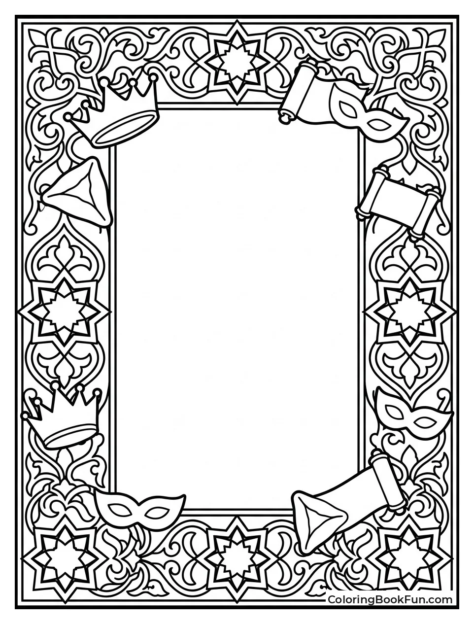 Persian Patterns Frame the Page