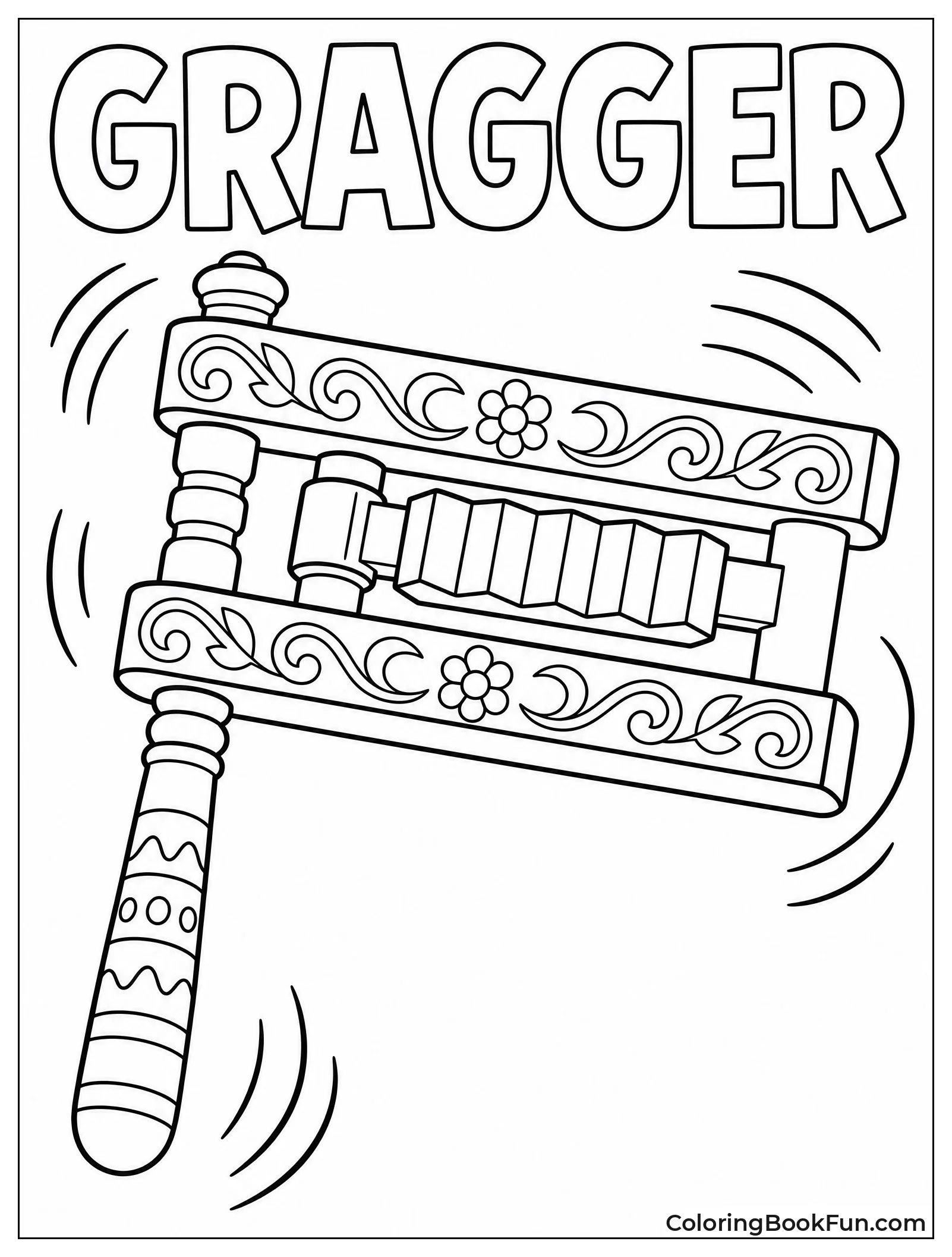 Gragger Spins with Motion Lines