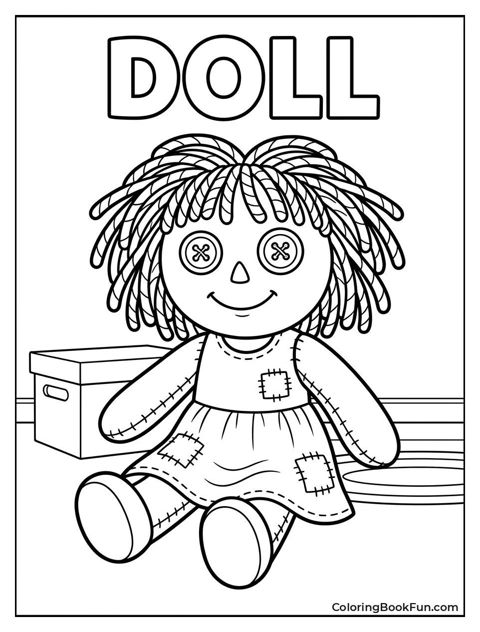 Simple Rag Doll with Buttons