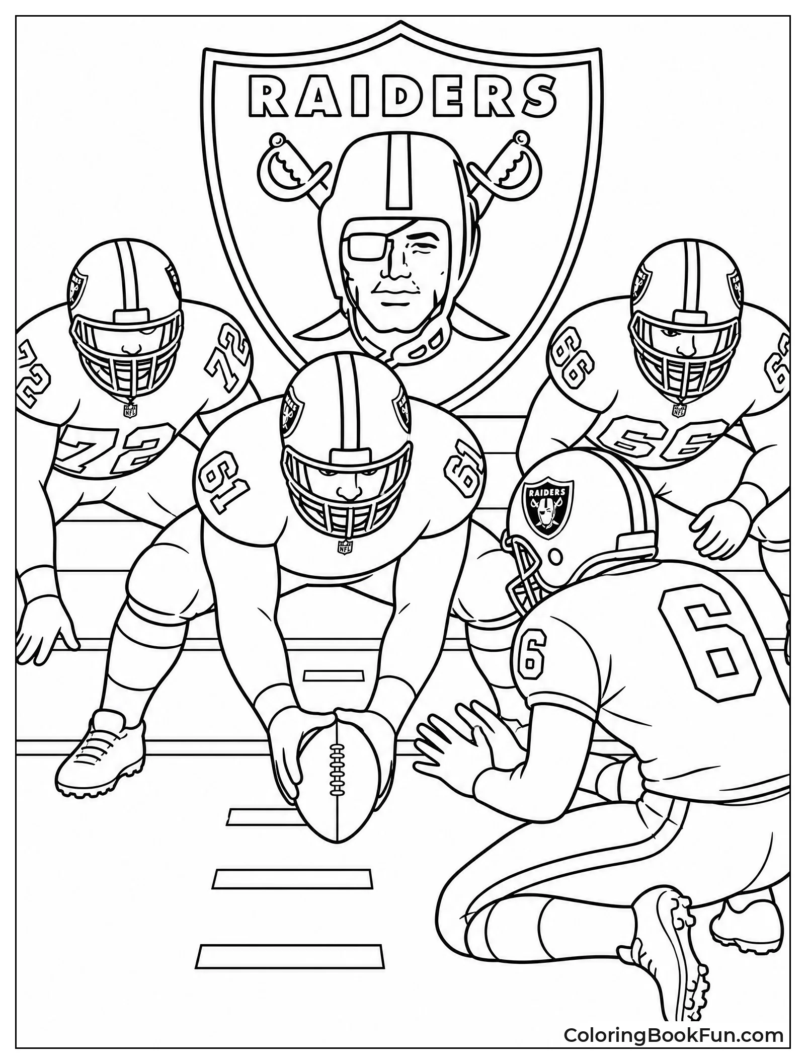 Center Snaps Ball to Punter