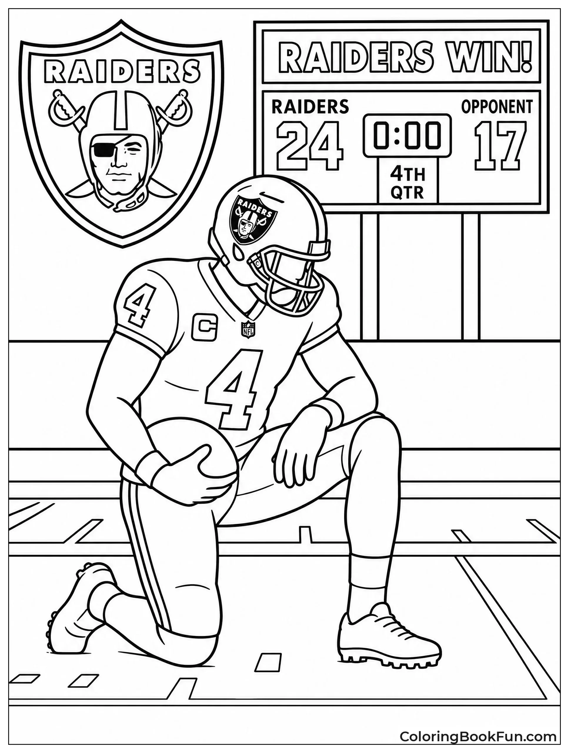 Quarterback Kneels to Win Game