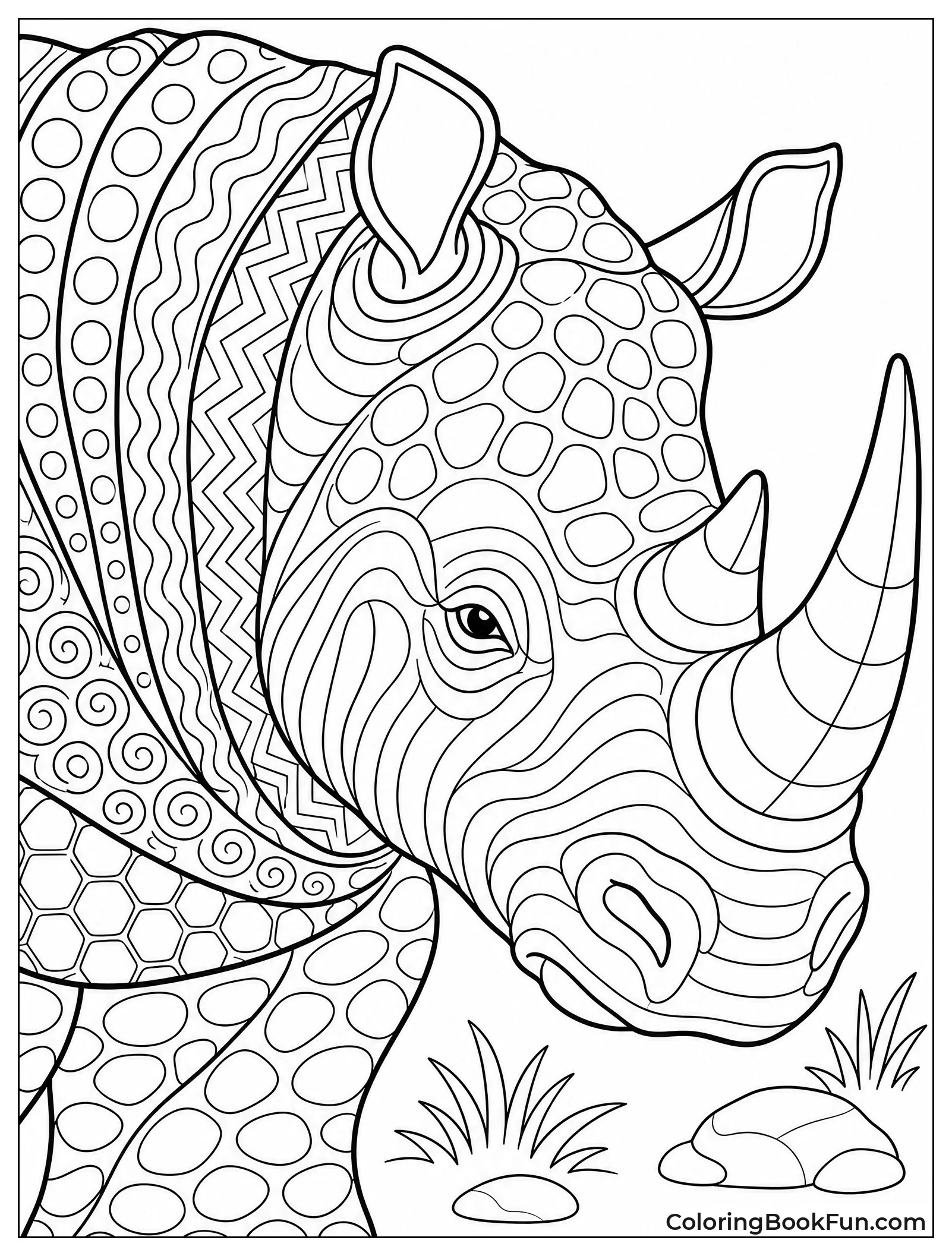 Rhino Skin Turned into Patterns