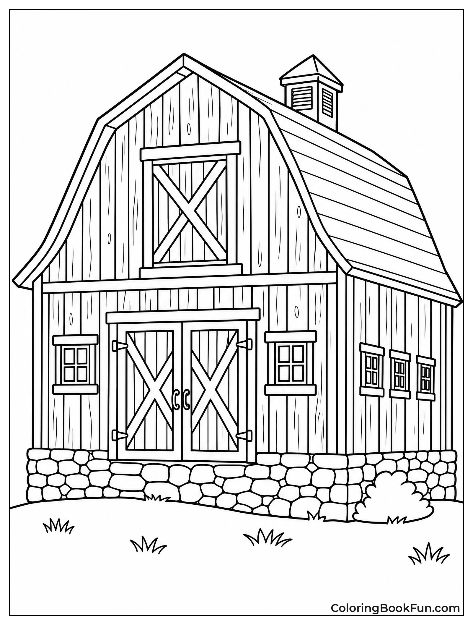 Rustic Barn Showing Wood Grain