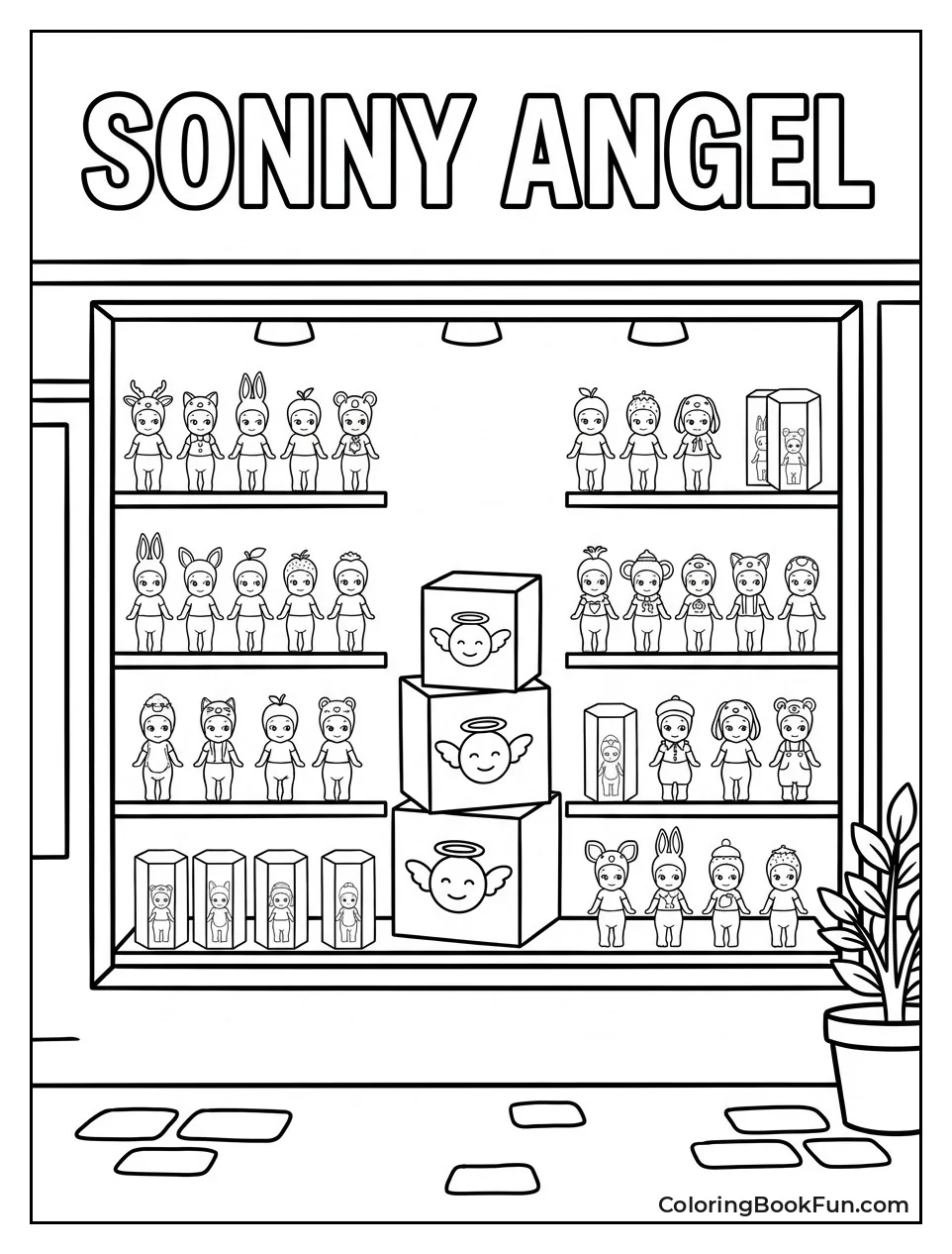 Sonny Angel Store Window Display