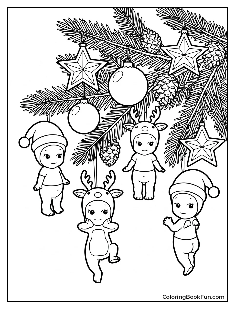 Sonny Angels Hanging on Tree