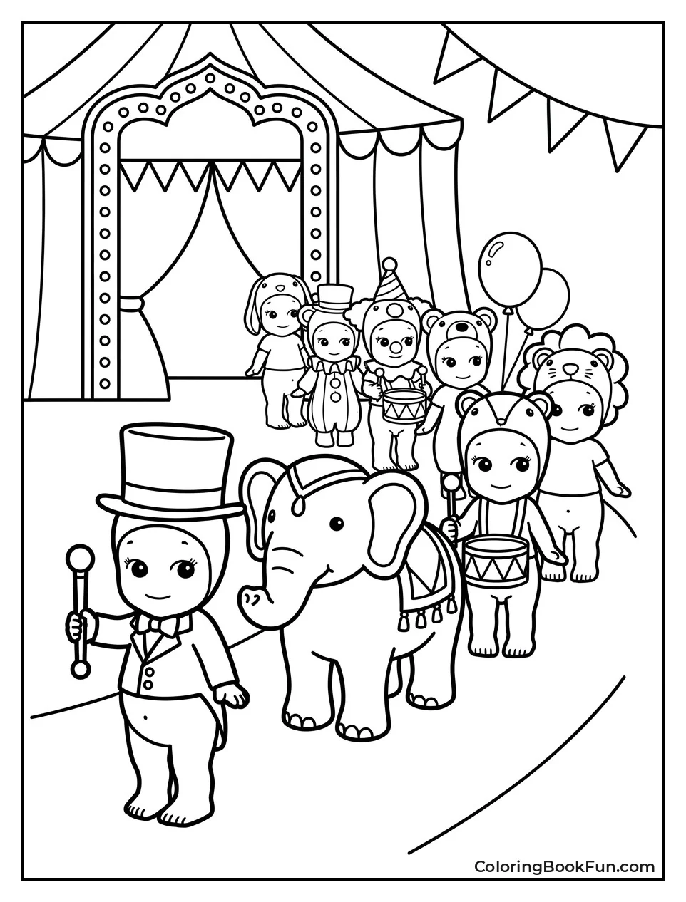 Circus Sonny Angels in Parade