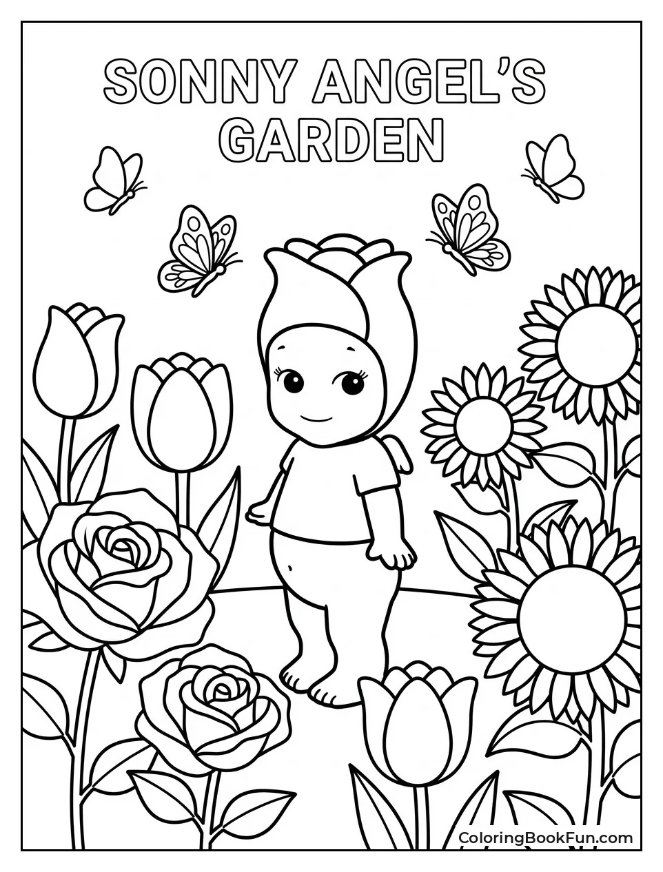 Sonny Angel in Flower Field