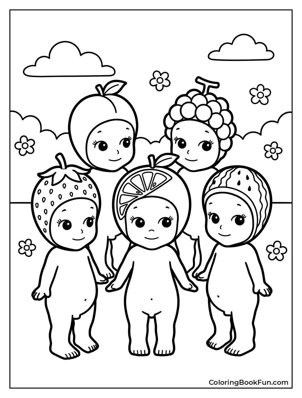 Fruit Sonny Angels Gathered Together