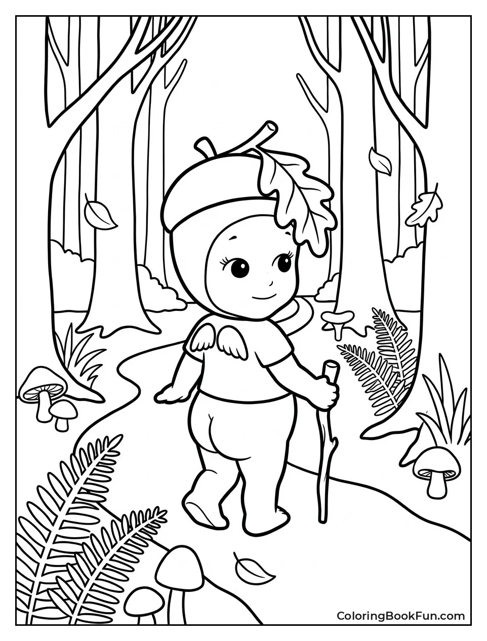 Sonny Angel Walking in Forest