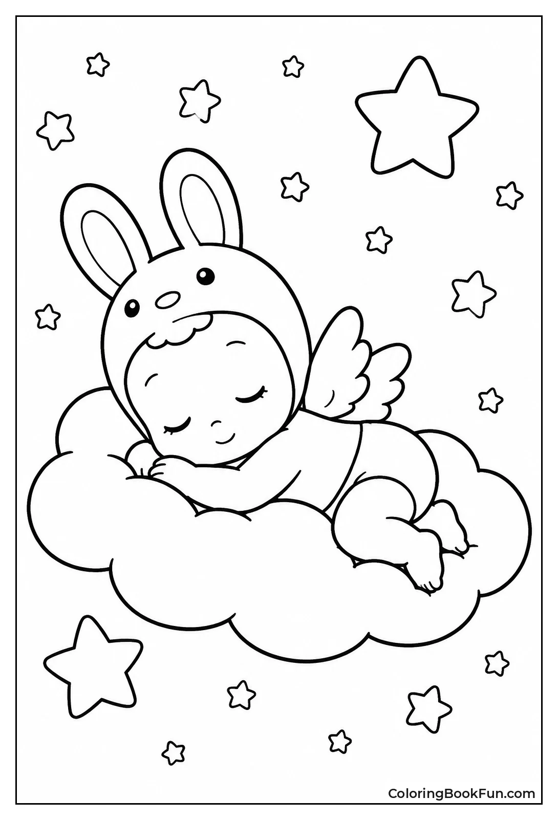 Sonny Angel Sleeping on Cloud