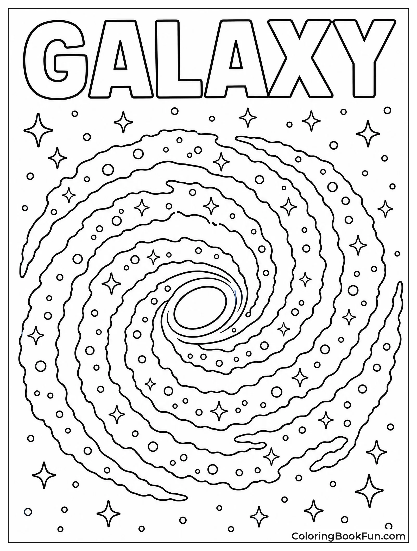 Spiral Galaxy with Bright Arms