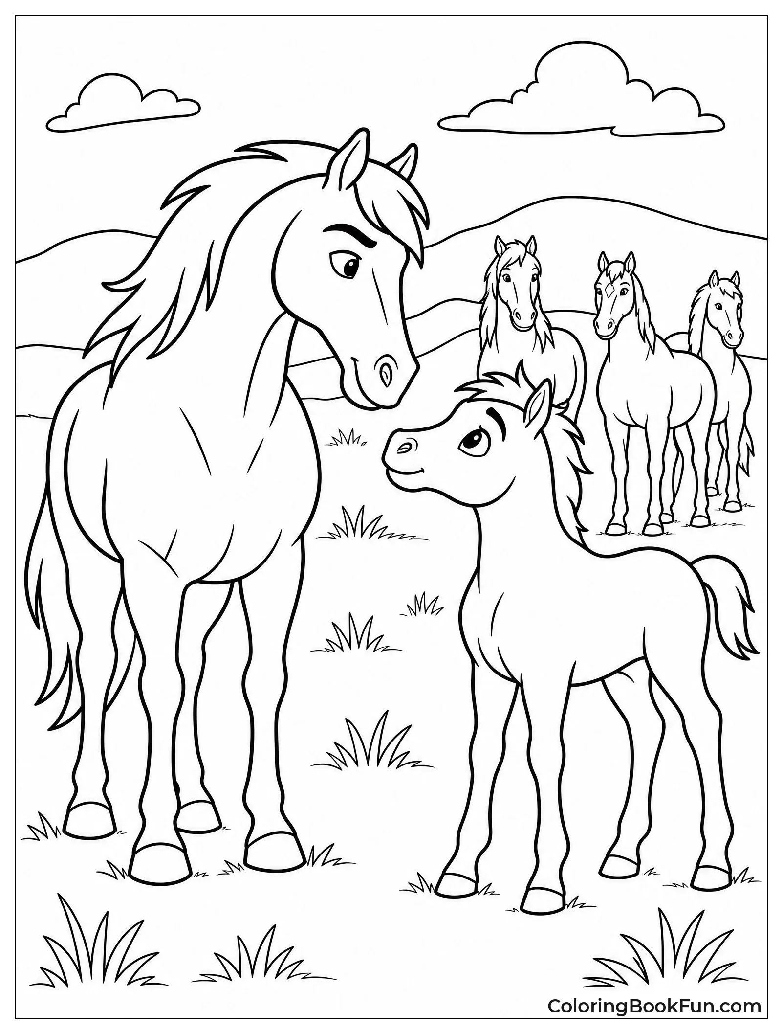 Spirit Meeting Young Colt Strider