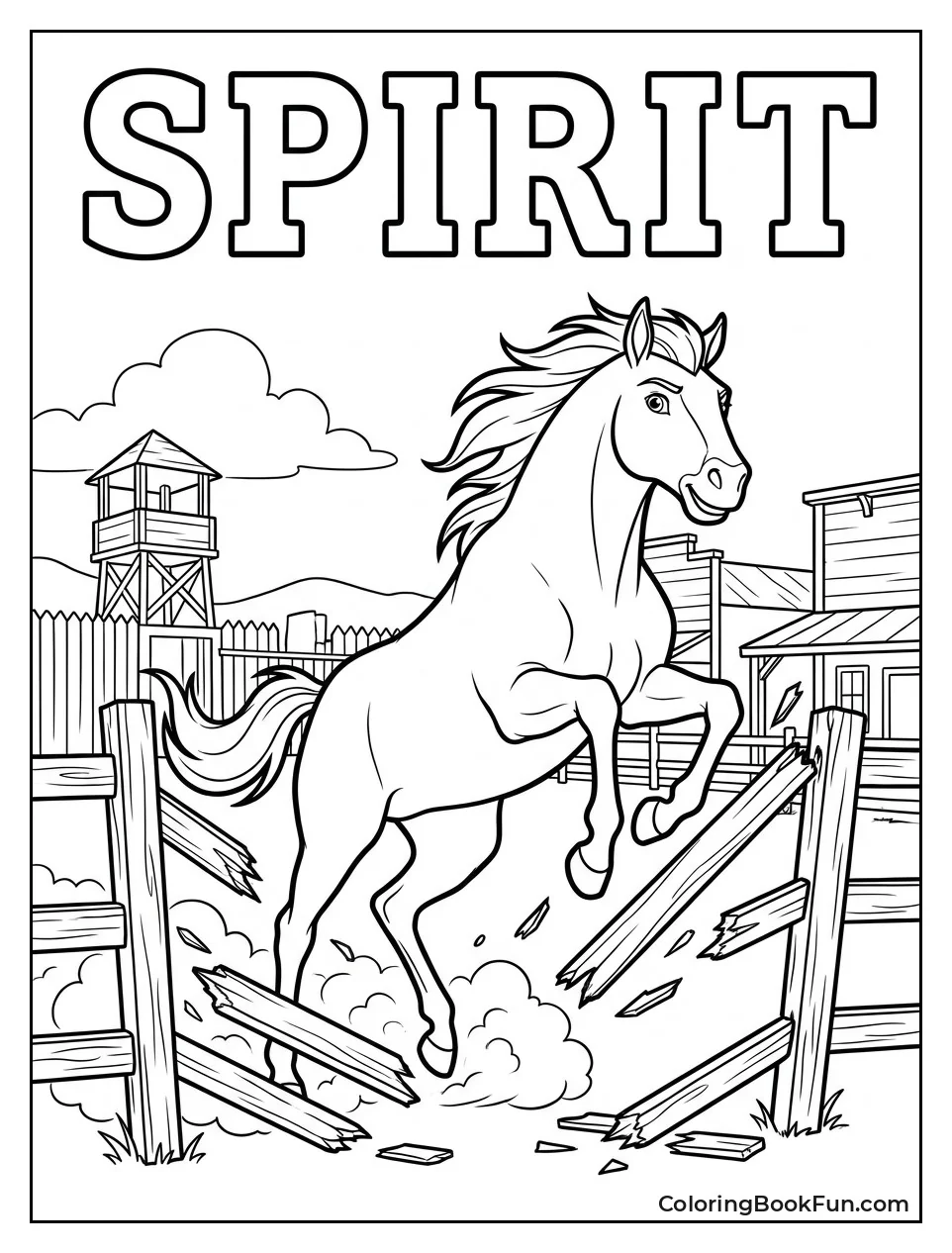 Spirit Kicking Down the Fence