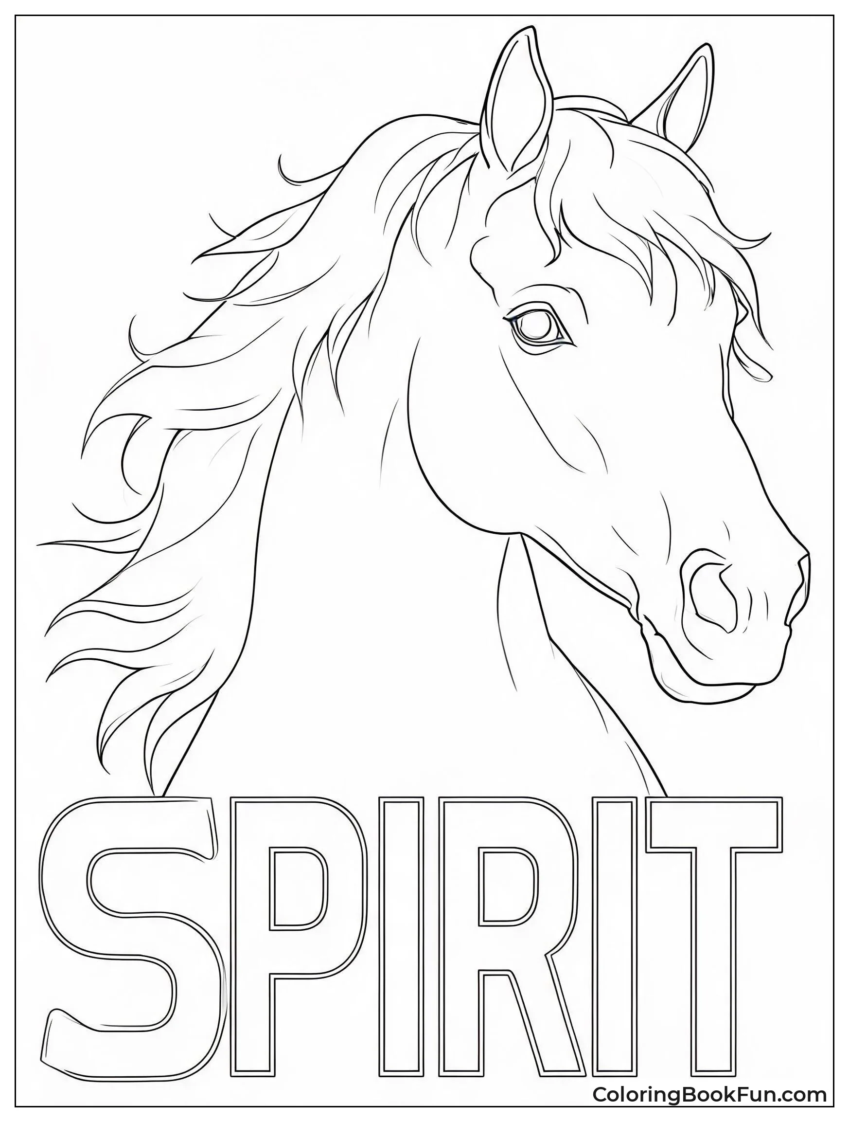 Spirit Looking Noble and Brave