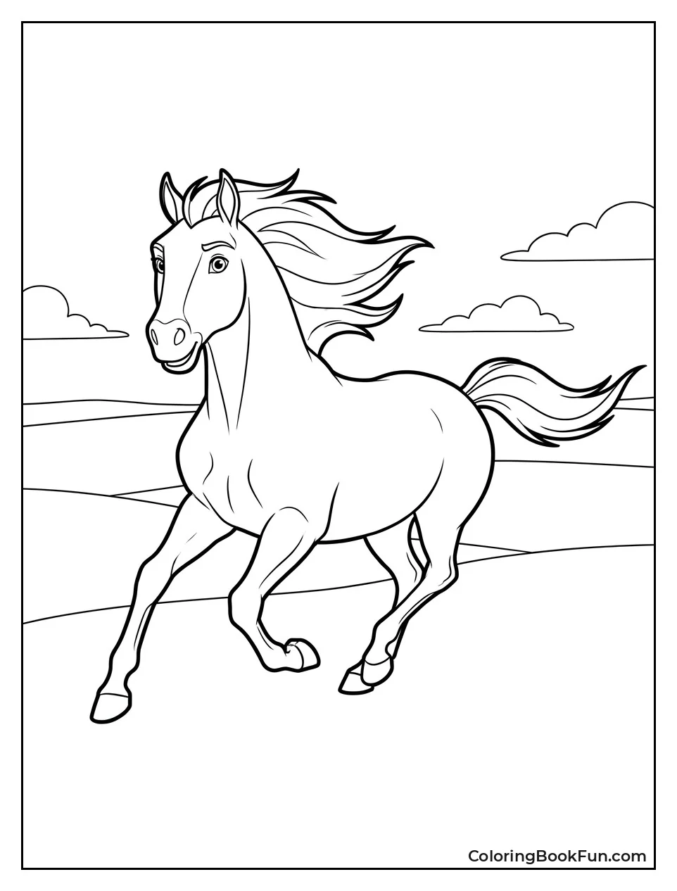 Spirit Galloping across Open Plains